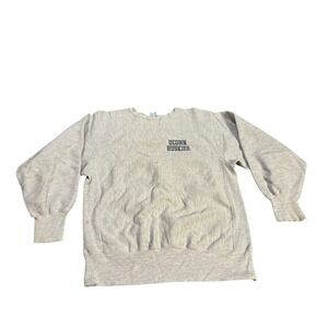 Vintage Champion Reverse Weave UConn Huskies Sweatshirt Gray XL 90s USA Made